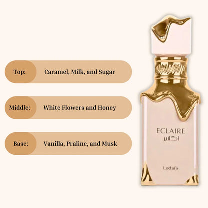 Eclaire Eau de Parfum Spray 100ml (3.4 oz) by Lattafa