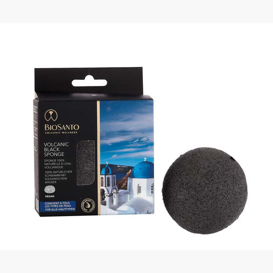 BIOSANTO VOLCANIC BLACK SPONGE image 0