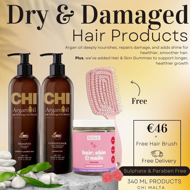 Argan Oil Set Solv + Free Brush