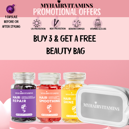 My Hair Vitamins Repair Bundle + Beauty Bag Offer