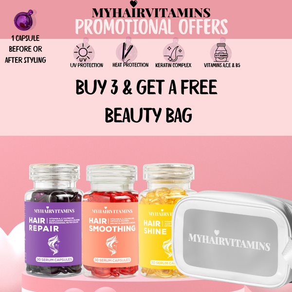 My Hair Vitamins Repair Bundle + Beauty Bag Offer