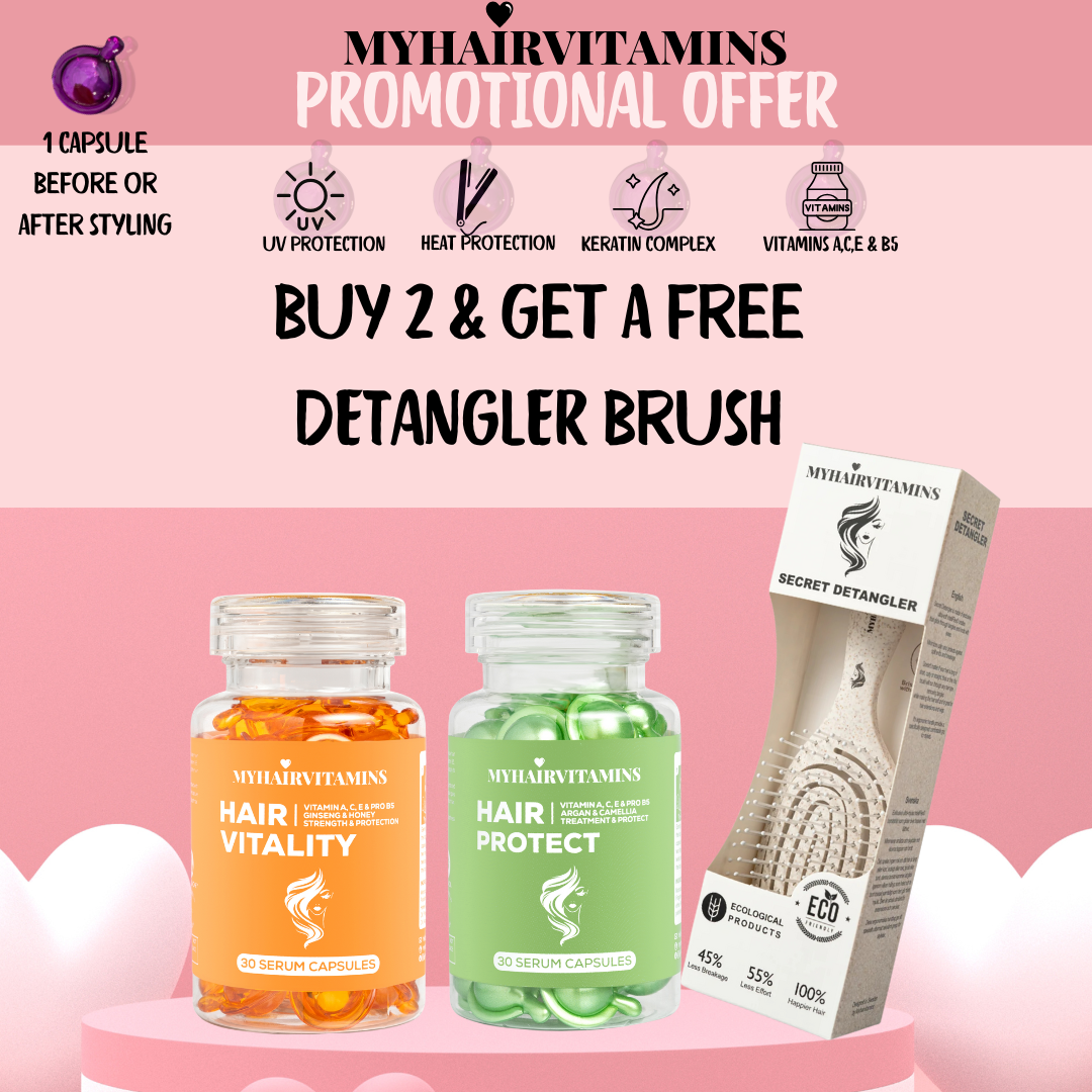 My Hair Vitamins Protect Bundle + Brush Offer