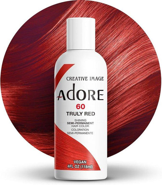 Adore Shining Semi Permanent Hair Colour in 60 Truly Red