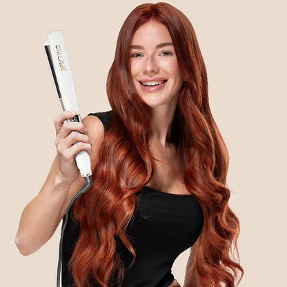LAVA 1 Inch Hairstyling Iron White