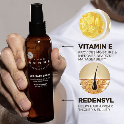 CHI POUR HOMME-SEA SALT SPRAY 6OZ