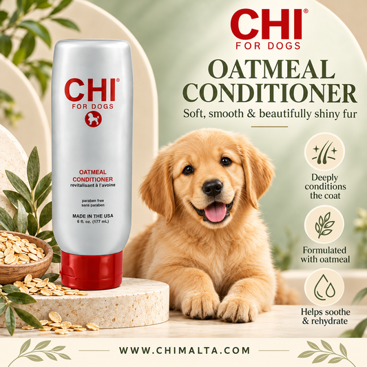 CHI Pets Oatmeal Conditioner 177ml For Dogs