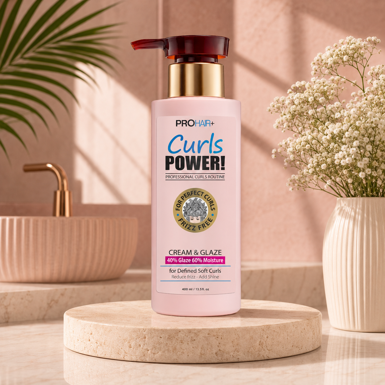 PROHAIR+ 40% Glaze 60% Moisturizing For Curly Hair