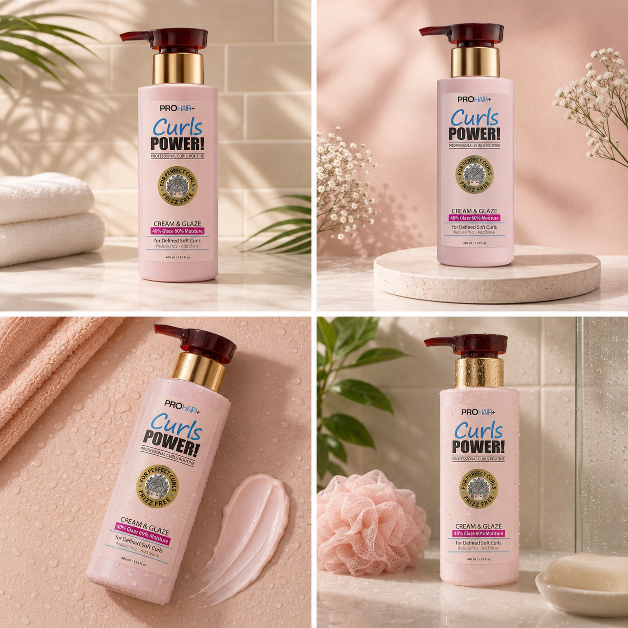 PROHAIR+ 40% Glaze 60% Moisturizing For Curly Hair