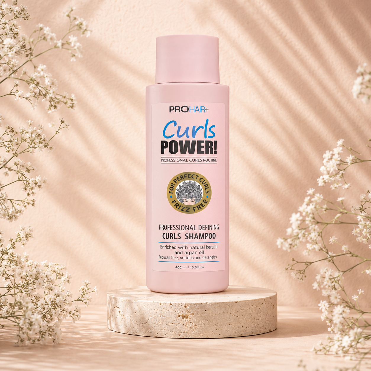 PROHAIR+ CURLY Hair Shampoo 400ml