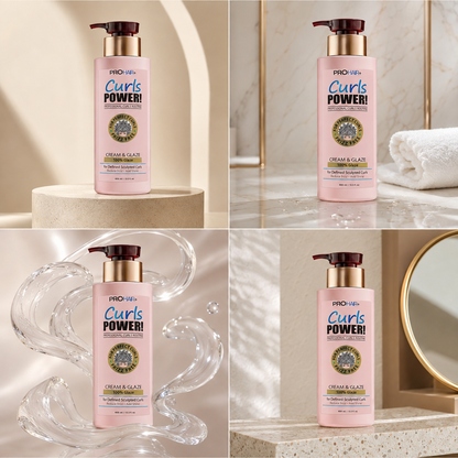 PROHAIR+ 100% Glaze For Curly Hair 400ml