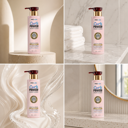 PROHAIR+ Moisturizing and Styling Cream for Curly Wavy Hair 500ML