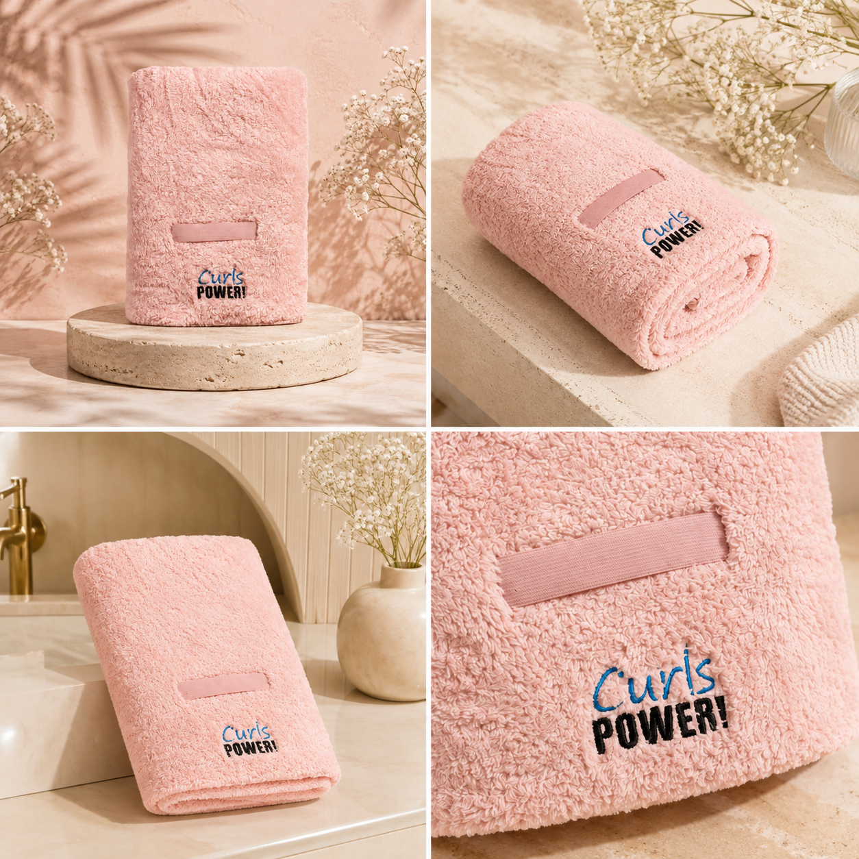 PROHAIR+ Microfiber Towel for Curly Hair