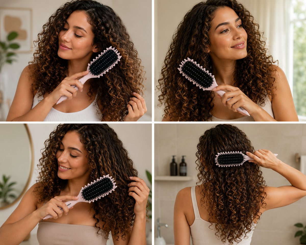 PROHAIR+ CURL DEFINING BRUSH FOR CURLY & WAVY HAIR