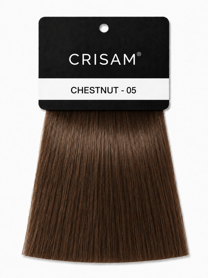 CRISAM® Clip-On Hair Extensions – 20 Inch – 200g – Chestnut Brown