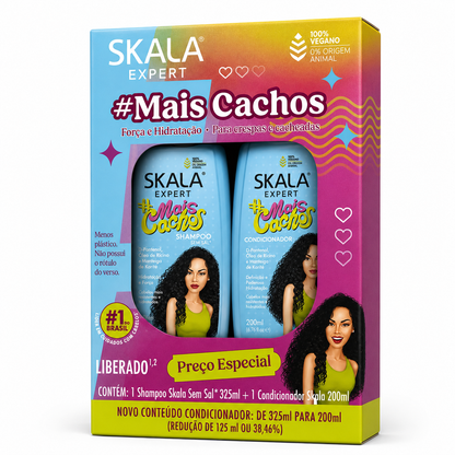 Skala Mais Cachos – Shampoo & Conditioner for Hydrated Curls SET