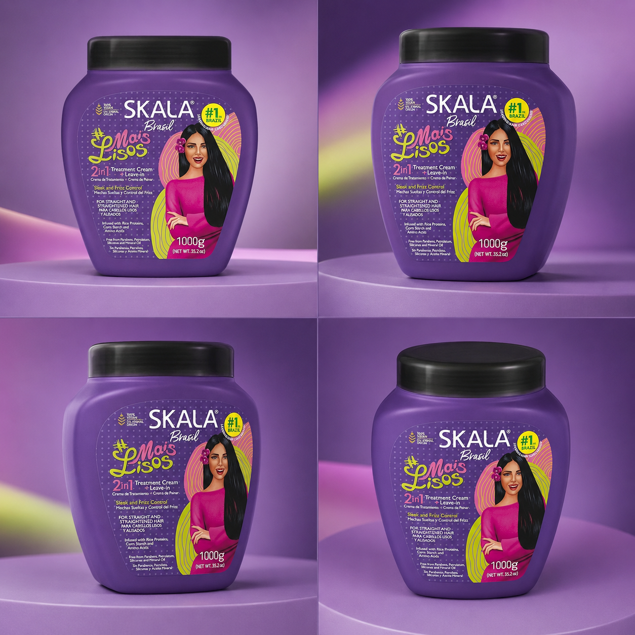 Skala Expert Mais Lisos 2-in-1 Hair Treatment Cream 1000 g