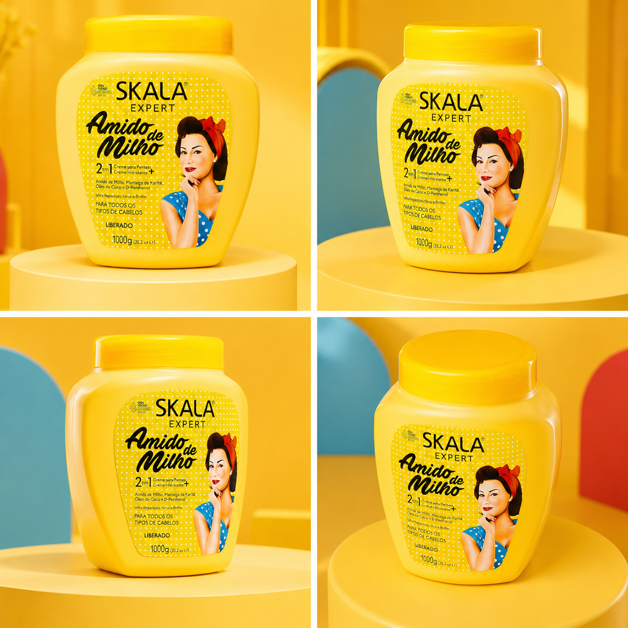 Skala Expert Amido de Milho 2-in-1 Hair Treatment Cream 1000 g