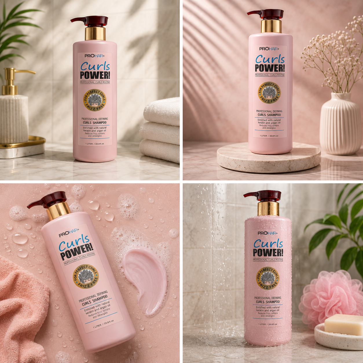 PROHAIR+ Shampoo for Curly Hair 1 Ltr