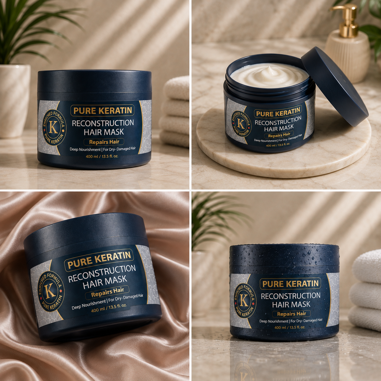 PROHAIR+ Pure Keratin  Mask 400ml