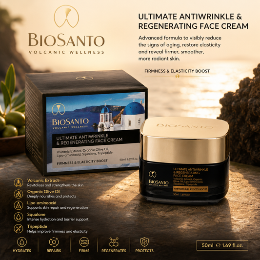 BIOSANTO Ultimate Antiwrinkle & Regenerating Face Cream 50ml