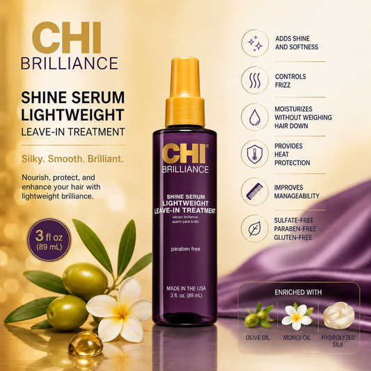 DEEP BRILLIANCE SERUM LIGHT WEIGHT LEAVE-IN TREATMENT 3 Oz. 89 Ml