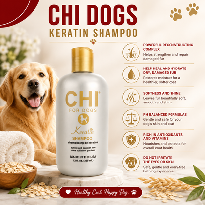 CHI Keratin Pets Shampoo 355Ml  for dogs
