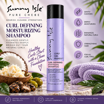 Sunny Isle Curly Girl Friendly Shampoo 10.1z