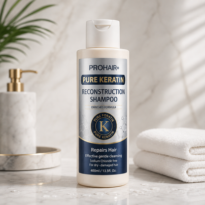 PROHAIR+ Pure Keratin Shampoo 400ml