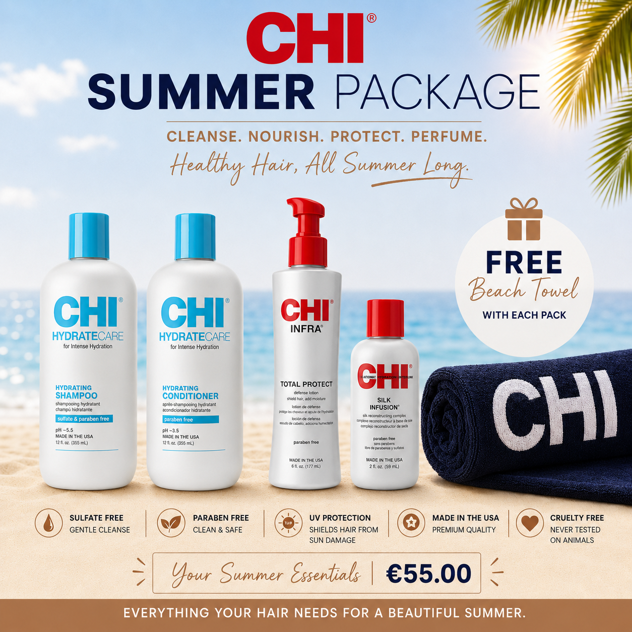 CHI Hydrate Care Summer Package