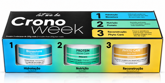 Let Me Be Crono Week Hair Mask Treatment Kit – 3 × 250g