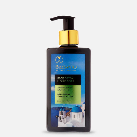 BIOSANTO Detox Face Liquid Soap 200ml