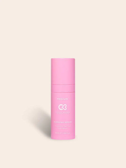 COCOA BROWN SUNSHINE SERUM HYALOURONIC SELF TAN FACE SERUM MEDIUM