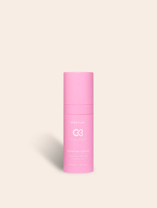 COCOA BROWN SUNSHINE SERUM HYALOURONIC SELF TAN FACE SERUM MEDIUM