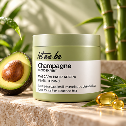 Let me be - Champagne Blond Expert Toning Mask Pearly Effect 500g