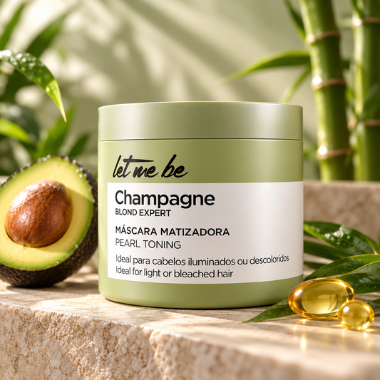 Let me be - Champagne Blond Expert Toning Mask Pearly Effect 500g