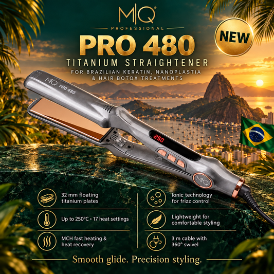 MQ HAIR PRO 480 TITANIUM HAIR STRAIGHTENER