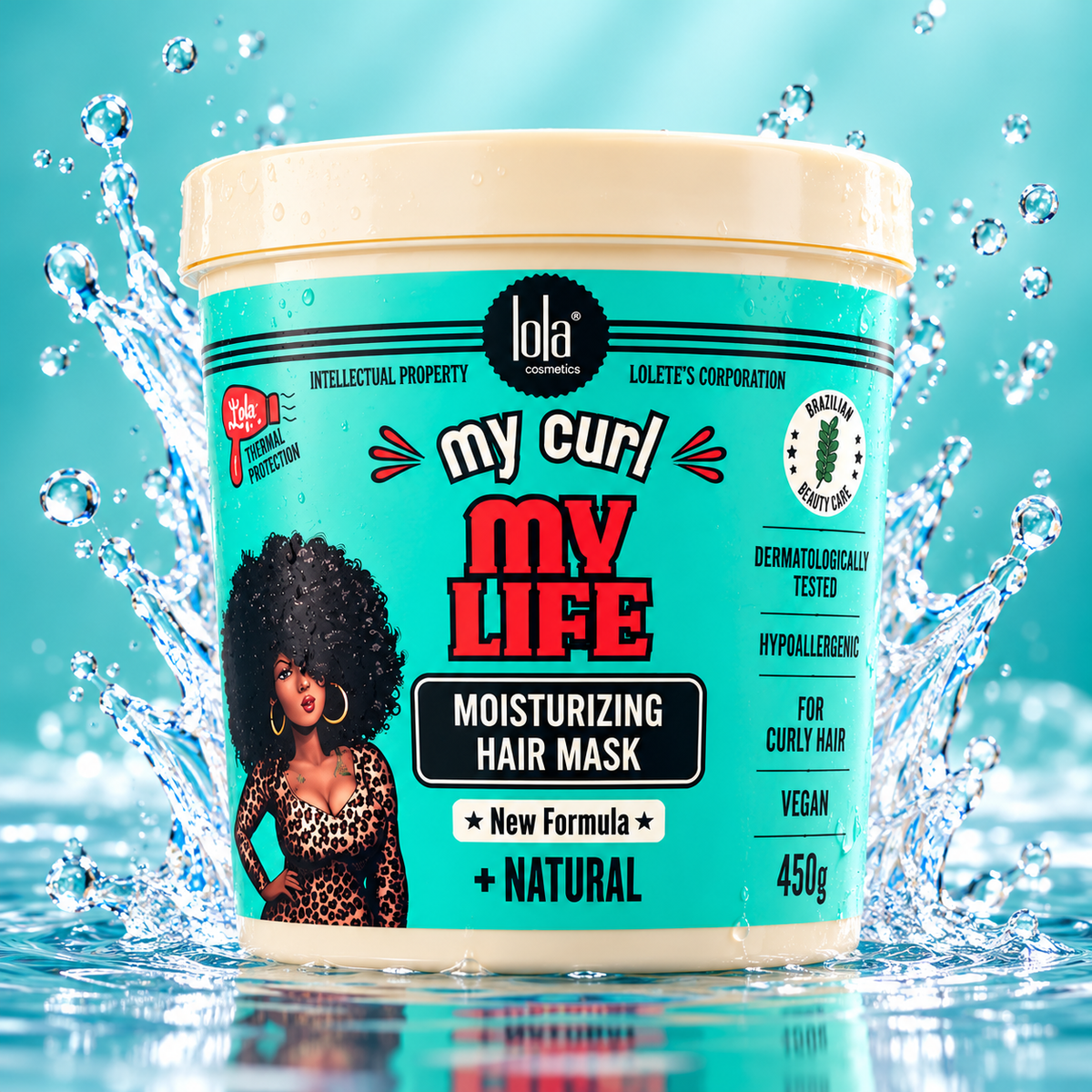BRAZIL Lola Cosmetics My Curl My Life Moisturizing Hair Mask – 450g