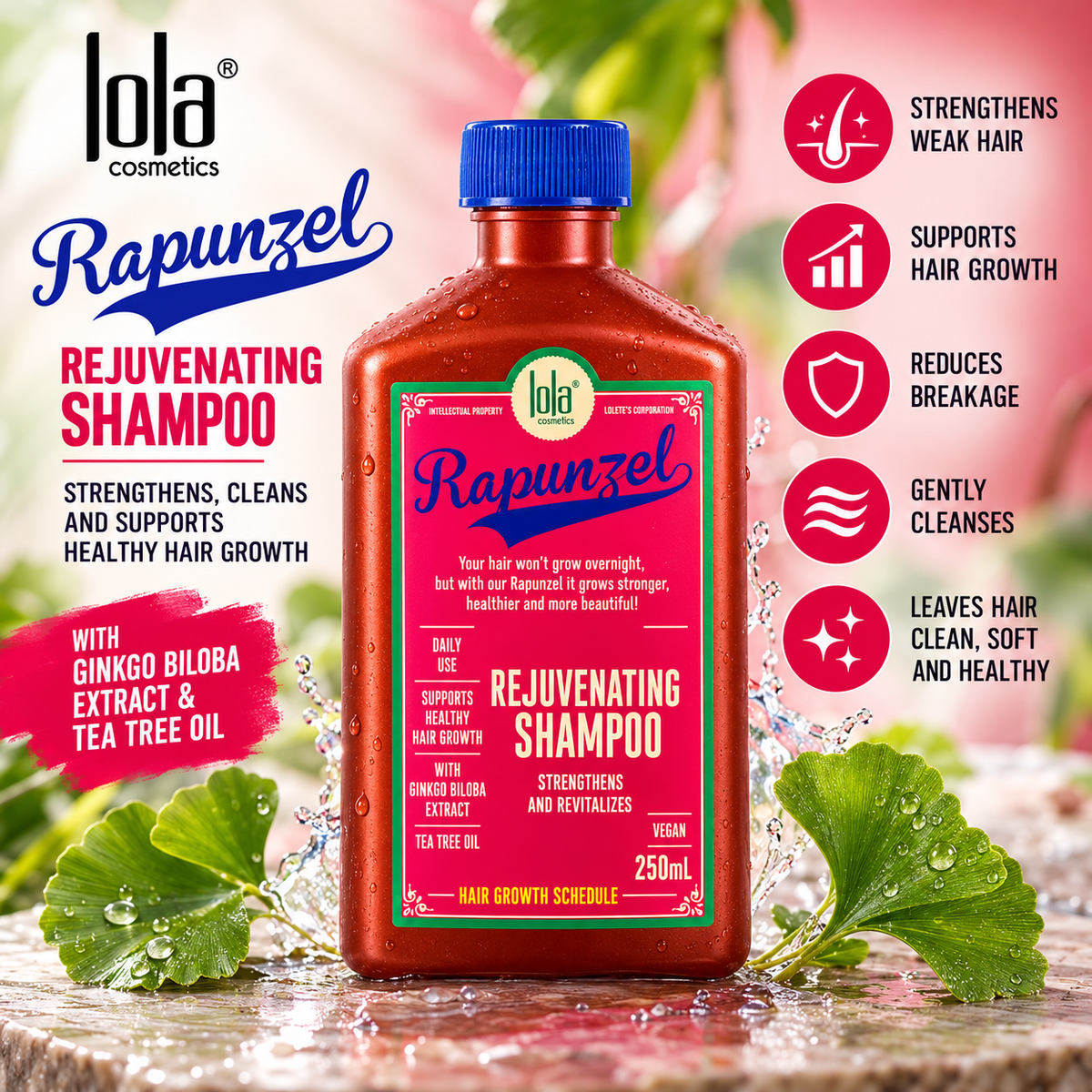 BRAZIL Lola Cosmetics Rapunzel Rejuvenating Shampoo – 250ml