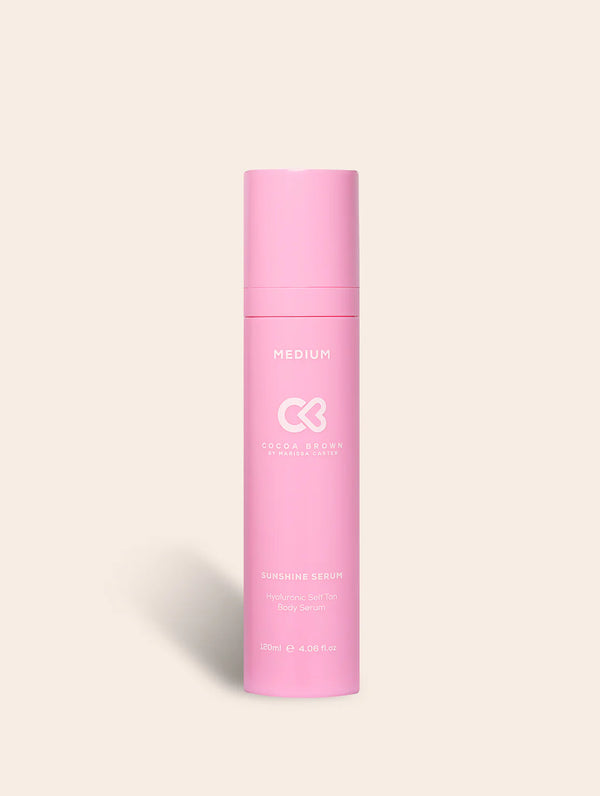 COCOA BROWN SUNSHINE SERUM HYALOURONIC SELF TAN BODY SERUM MEDIUM