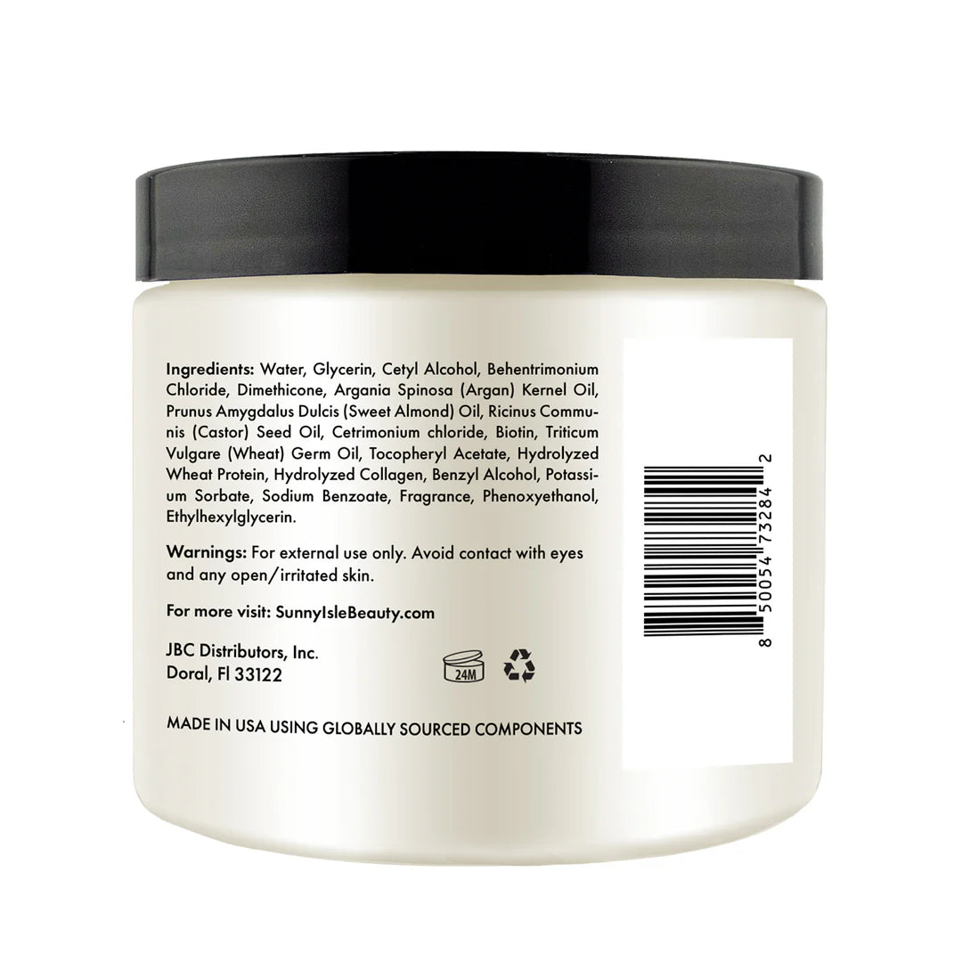 Sunny Isle Argan & Biotin Deep Hydrating Repair Masque 16oz