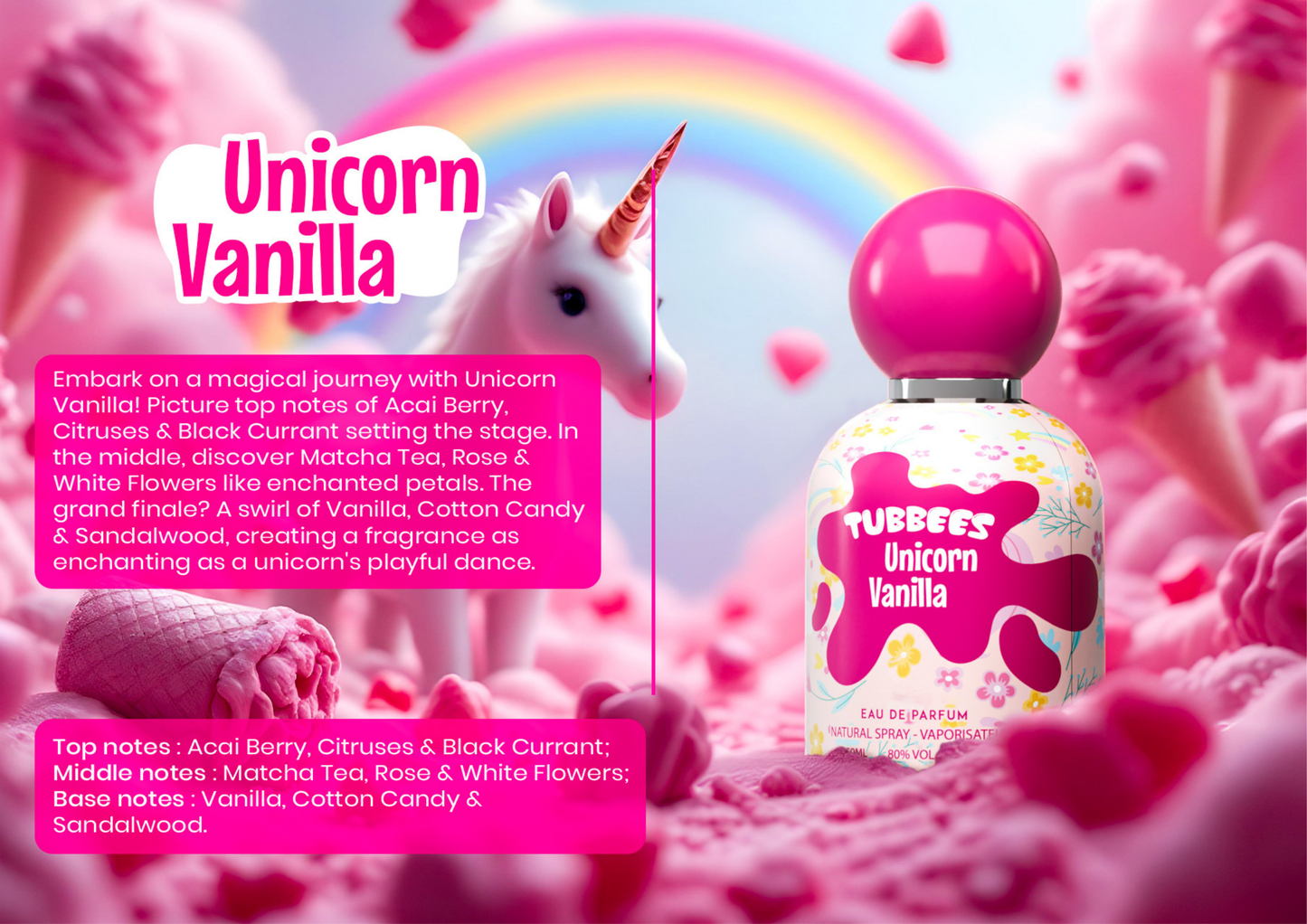 TUBBEES UNICORN VANILLA EDP 50ML
