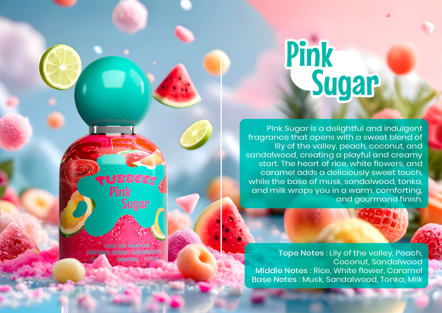 TUBBEES PINK SUGAR EDP 50ML