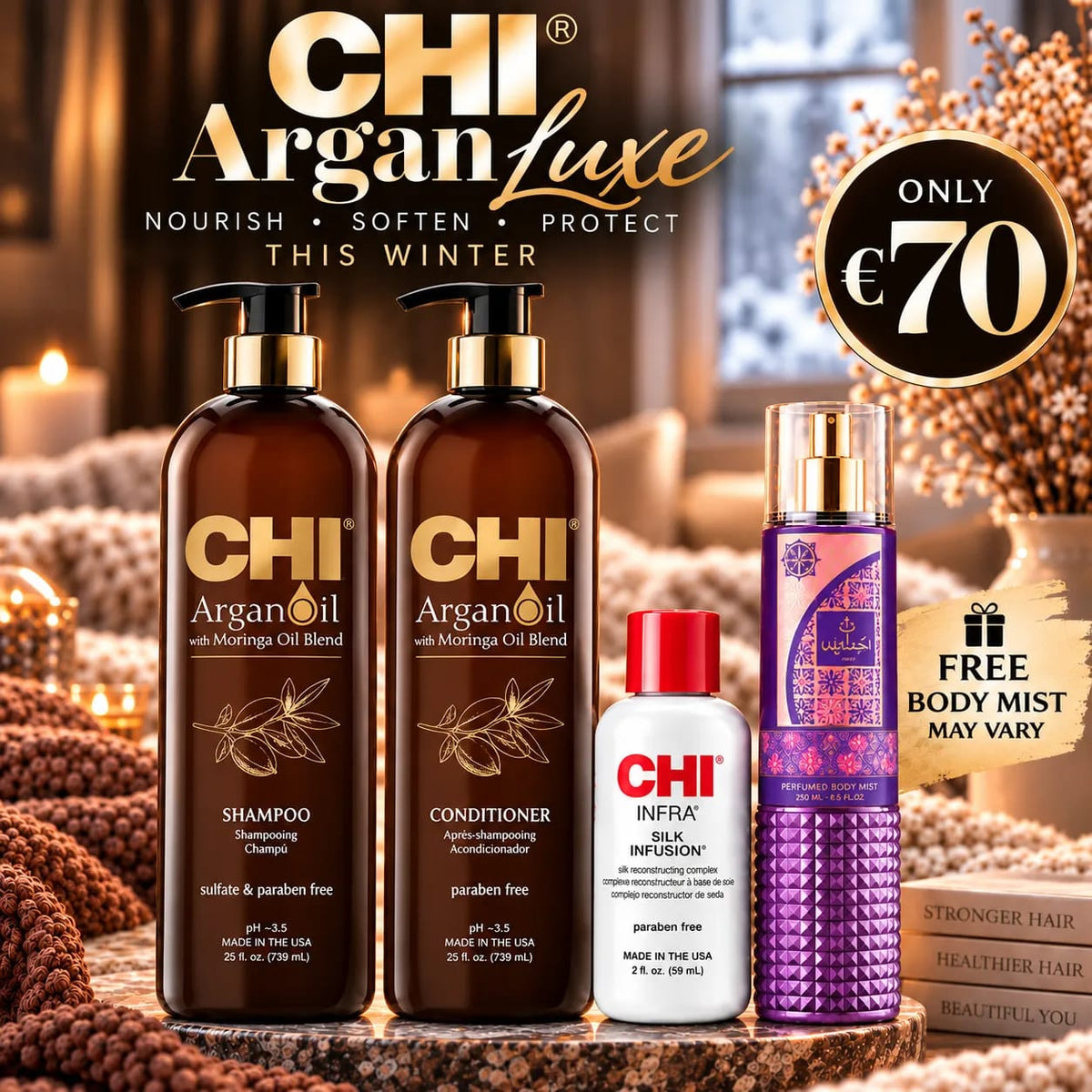 CHI Argan LUXE Hair Set