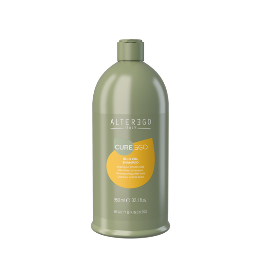 SILK OIL SHAMPOO 950ML - CURE-EGO image 0