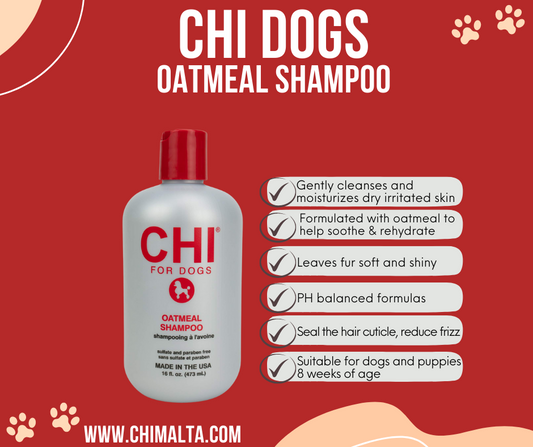 CHI PETS OATMEAL SHAMPOO FOR DOGS 473ML image 0