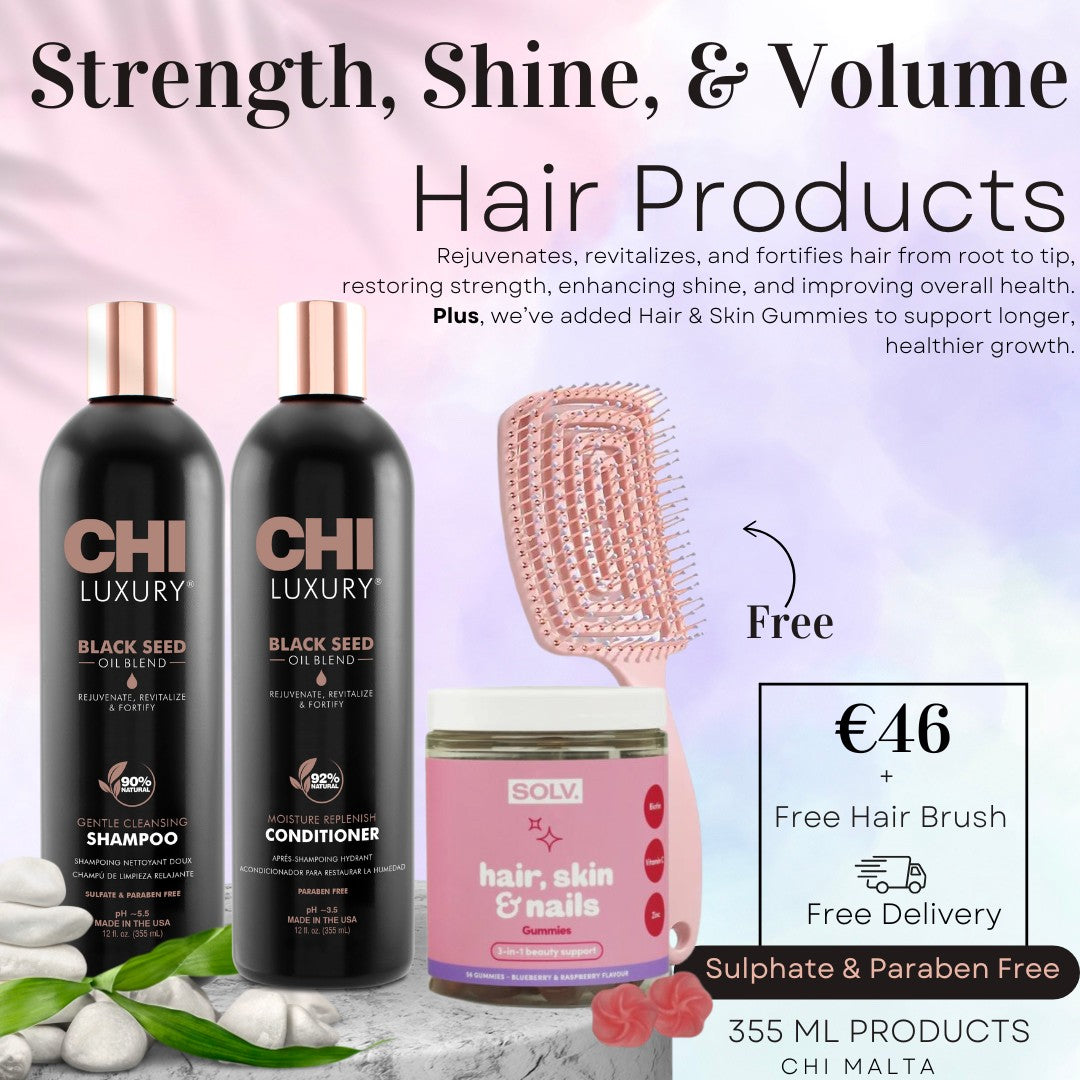Strength, Shine &amp; Volume CHI Luxury Set + Free Brush image 0