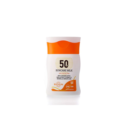 04-BIOSANTO SUNCARE MILK FACE &amp; BODY 50 SPF – VERY HIGH PROTECTION image 0