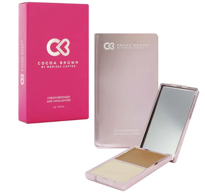 COCOA BROWN CREAM BRONZER AND HIGHLIGHTER PALLETE image 0