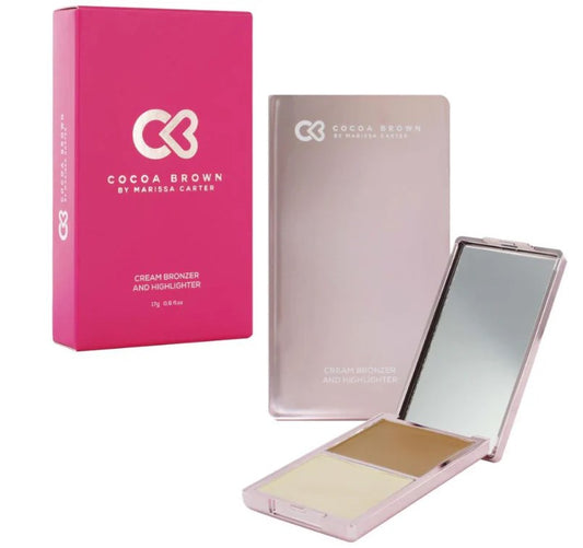 COCOA BROWN CREAM BRONZER AND HIGHLIGHTER PALLETE image 0