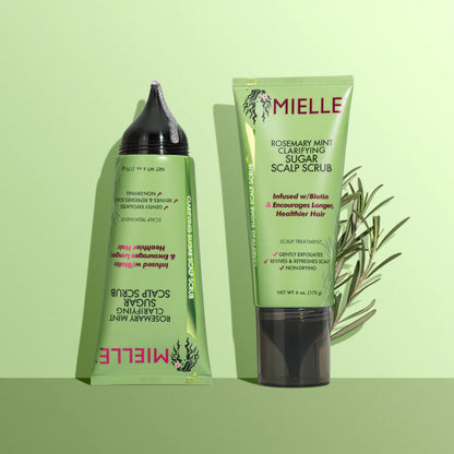 Mielle Organics Rosemary Mint Clarifying Sugar Scalp Scrub 6oz